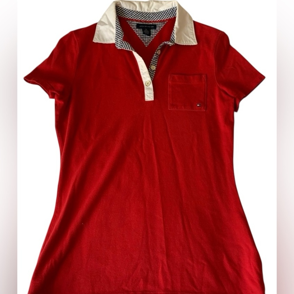 Women's Red Polo Shirt